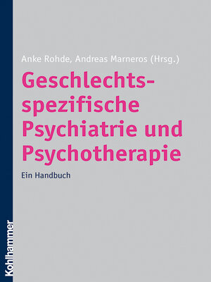 cover image of Geschlechtsspezifische Psychiatrie und Psychotherapie